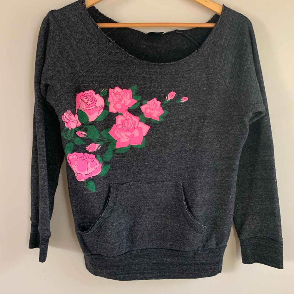 👑🐰ROYAL RABBIT ROSE SWEATSHIRT S🐰👑